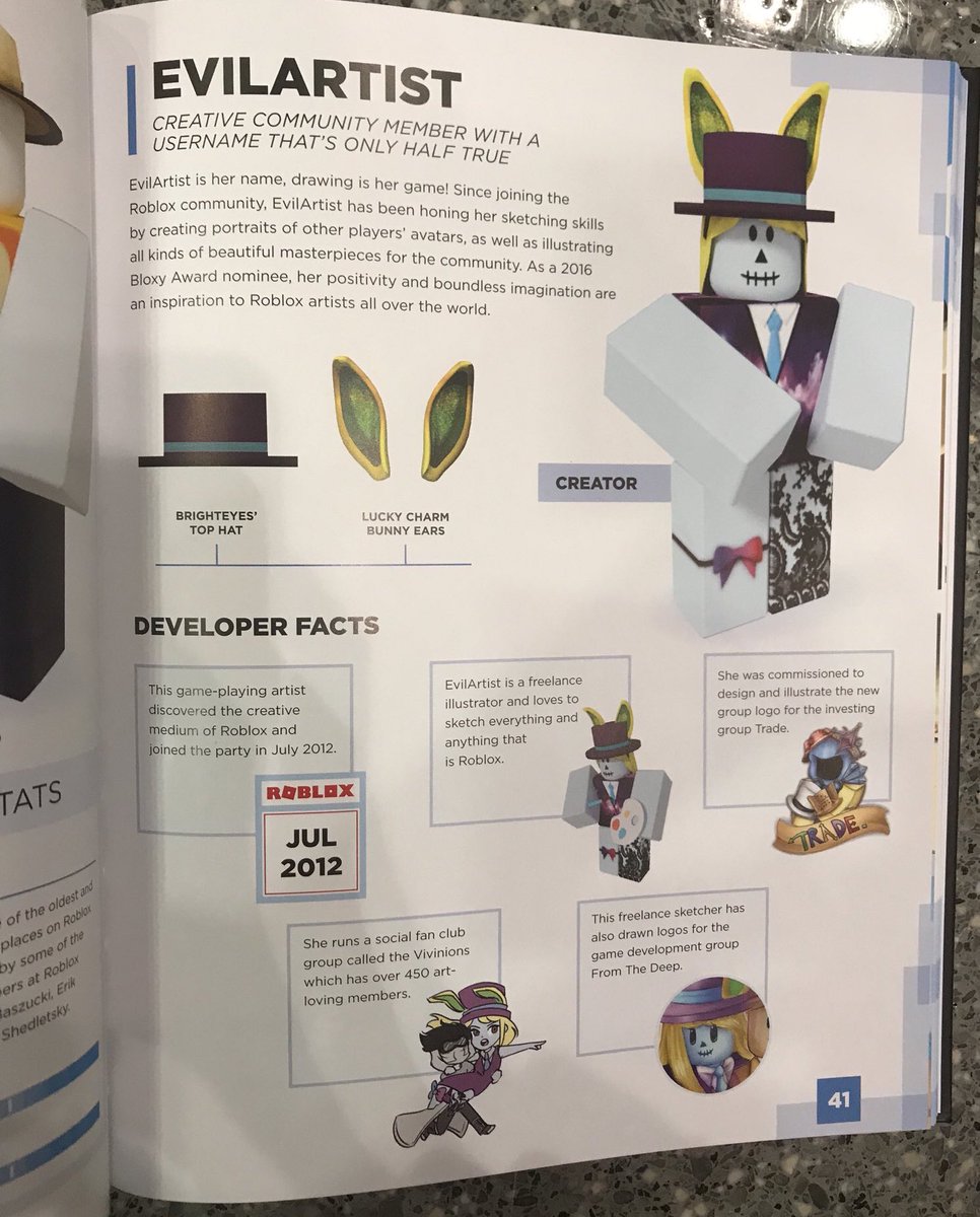 Evilartist On Twitter Eek Roblox Encyclopedia Book Thanks - roblox character encyclopedia profile roblox roblox character encyclopedia roblox