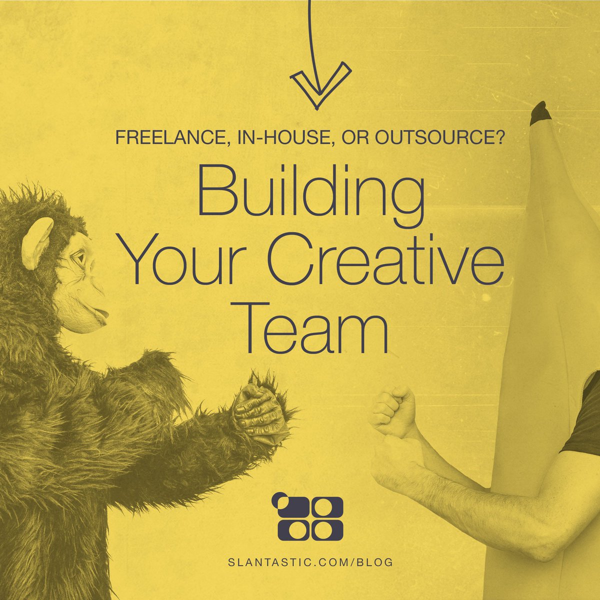 Check out our newest blog post about the different types of creative partners you can choose to work with. Spoiler alert: agencies aren’t for everyone. Neither are freelancers. And neither are in-house teams. (but McDonald’s French Fries totally are) 
slantastic.com/blog/2018/9/10…