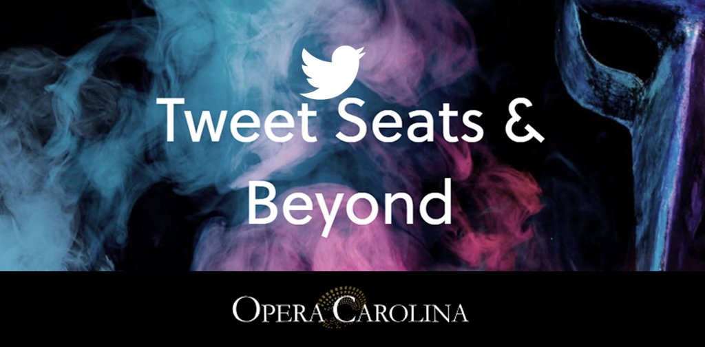 OperaCarolina's tweet photo. Free Tickets for Social Media Superstars! Join us 11/8, 7 PM &amp; live tweet, Instagram, or Facebook your way through the #Opera. Thx to @Tresata &amp; @OrthoCarolina for sponsoring! https://t.co/FYc4OIUxp4 #charlottearts #creativecharlotte #locallove #CharlotteEvents #cltcheap #SMCLT https://t.co/RwrQAgNmy8