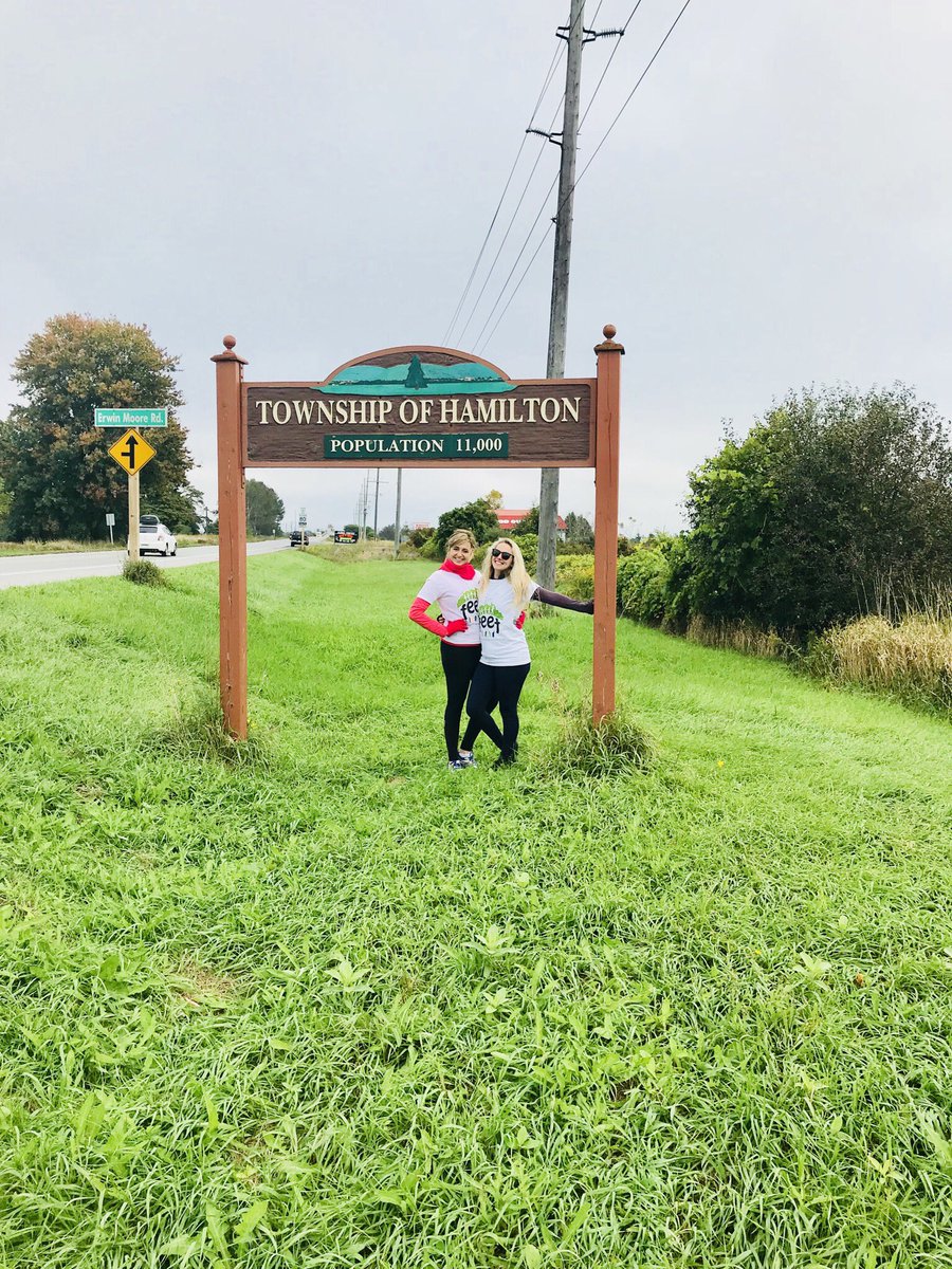 JessicaReidKIP's tweet photo. We’ve made it to the Township of #Hamilton. 34kms left on Day 3. Every step for the innocent kids left behind #kmsforkip https://t.co/OiVYyLvan0