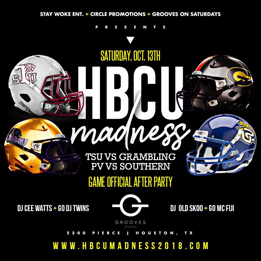 shorttkakess's tweet photo. 🚨Saturday Oct. 13th GSU VS TSU Game After Party At Grooves @houstongrooves 2300 Pierce #Groovesonsaturdays  @djceewatts +  @godjtwin318 @godjtwin2hot + @fiji_mcdowell  @skooo._  W/ RSVP 713-235-0156 @godjtwin318 #StayWoke HMU FOR SECTIONS❗️ https://t.co/Er0G8uHO8C