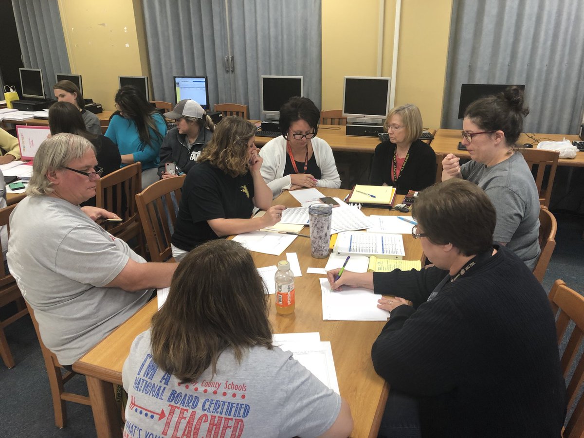 VMHS_Jackets's tweet photo. Grade level teams decide where each student needs to be placed for 2nd nine weeks for academic support. We have eyes on every student! #vincentstrong #dedicatedfaculty @Shelbyedk12alus https://t.co/OyCHRs3llw