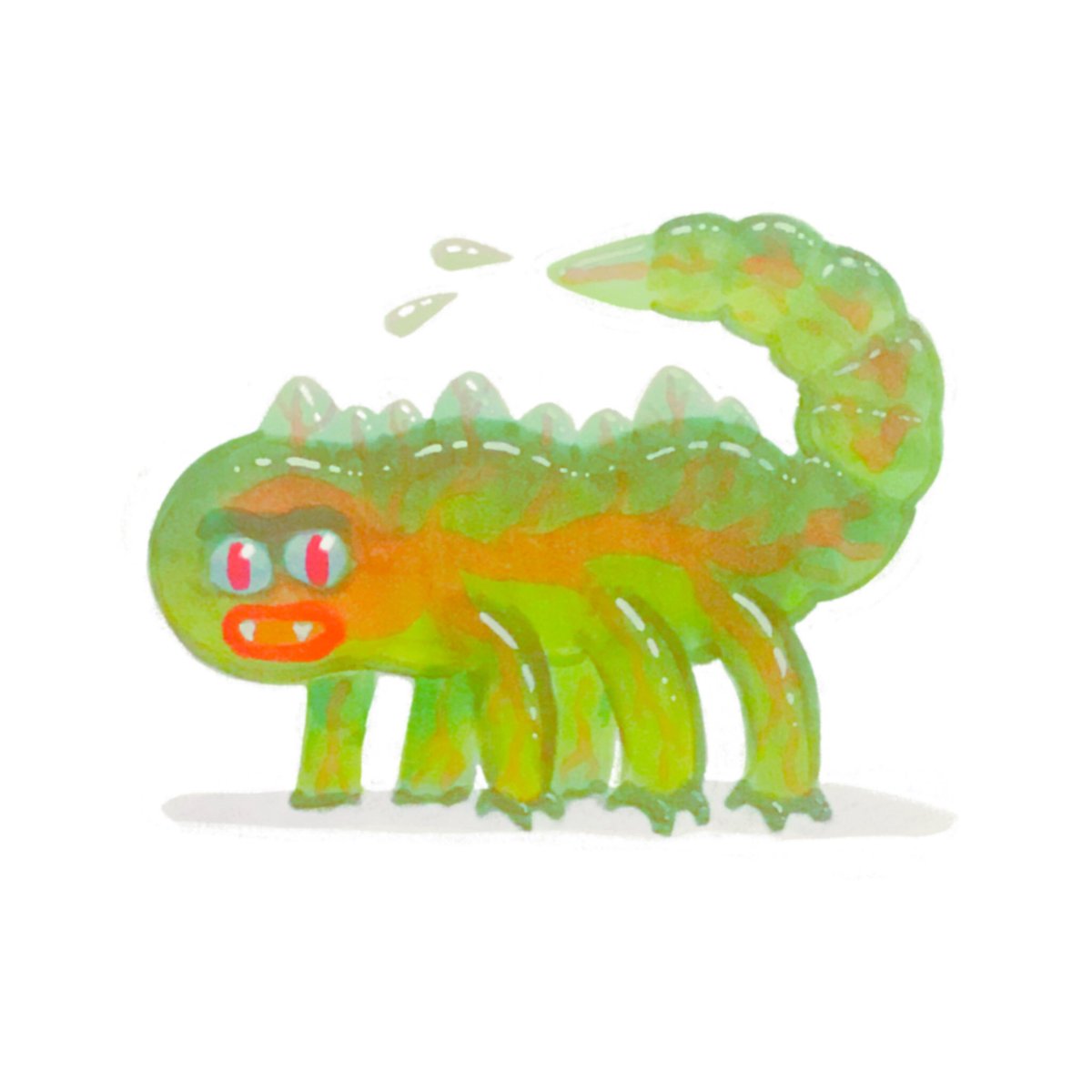 alexkieslin's tweet photo. Inktober day 1
“Poisonous”
Little toxic lizard scorpion!
#inktober #inktober2018 #inktoberday1 https://t.co/V6JZr0wyHL