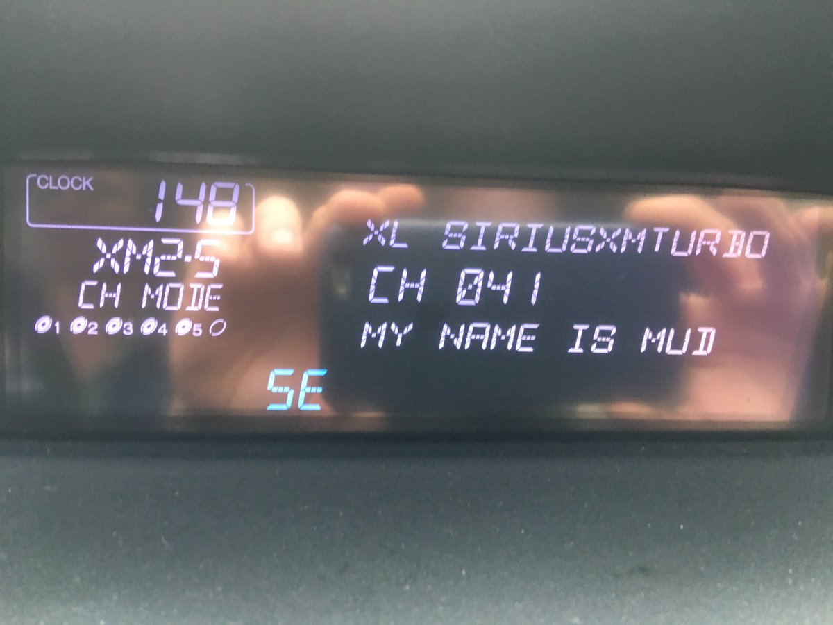 triplemg34's tweet photo. Yea @SXMTurbo !!!! Playing some good shit #MostUnderPlayedSongs list dweller #MyNameIsMud #PrimusRules https://t.co/v4MCt0nAY5