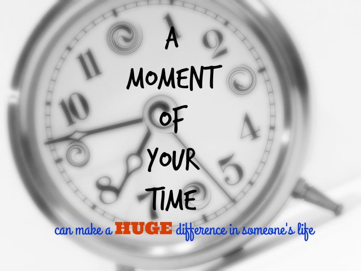 Even 5 minutes of your time - can make someone's day ❣️