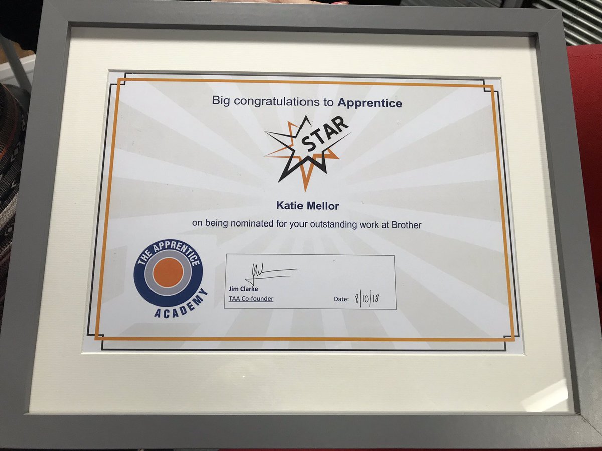cjnicky007's tweet photo. We need to find a place for this @KatieAnnMellor be great to share on our wall 👍🏻🌟 #starapprentice https://t.co/YzKTwoJ3g8