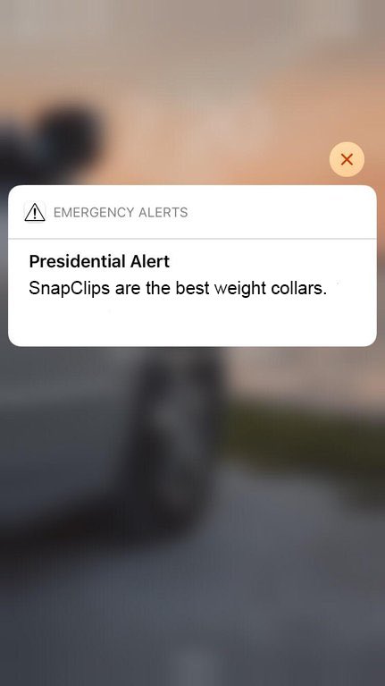 Did anyone else get this #PresidentialAlert!? 🤣