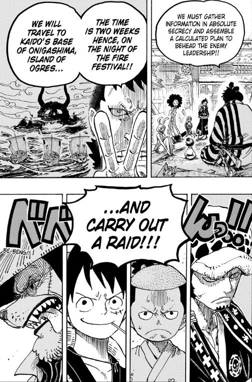 Laz on Twitter: "If we get a moment like this on Onigashima Island with Zoro & Sanji kicking down the doors of Kaidos palace and Luffy walks in saying "Where's Kaido?", Top