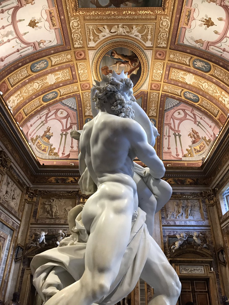 eilidhdouglas's tweet photo. How is it possible to produce such real flesh from a block of cold marble? Bernini’s ‘Rape of Proserpina’ is devastatingly breathtaking. #galleriaborghese #bernini #rome #italy #romanadventures https://t.co/80AffEpiTa