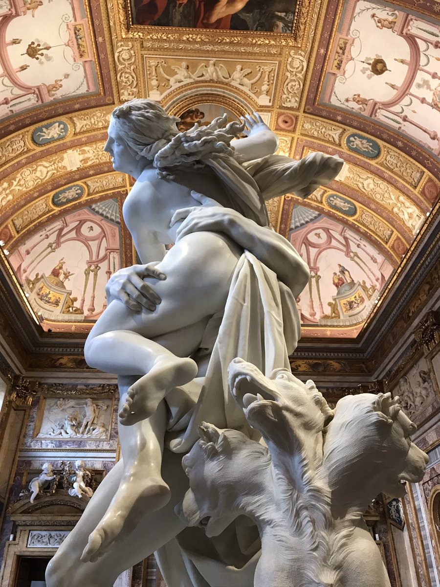 eilidhdouglas's tweet photo. How is it possible to produce such real flesh from a block of cold marble? Bernini’s ‘Rape of Proserpina’ is devastatingly breathtaking. #galleriaborghese #bernini #rome #italy #romanadventures https://t.co/80AffEpiTa