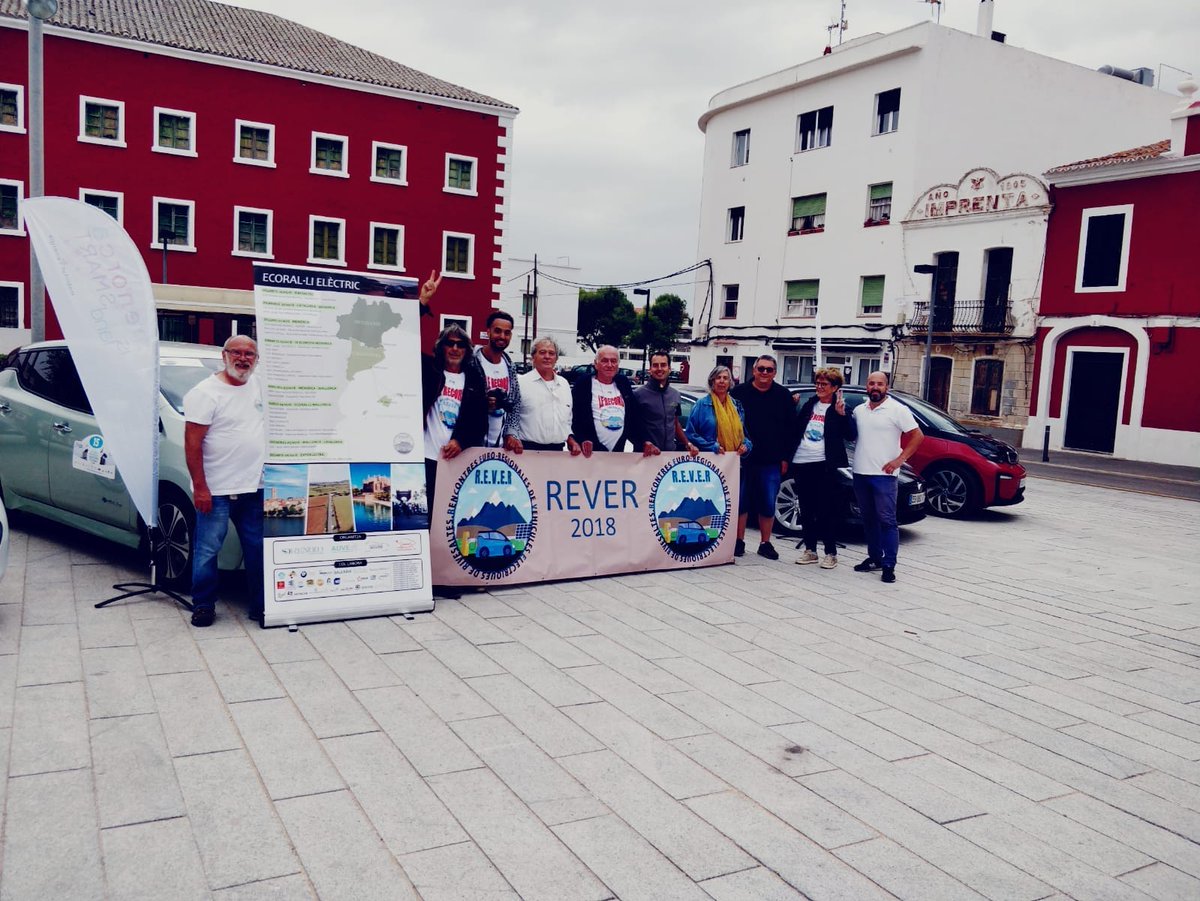 Balearia's tweet photo. 🚘 Este fin de semana finalizaba la #EcoRuta #REVER2018, un rally de coches eléctricos en el que hemos colaborado.🌱 Los participantes embarcaban en las distintas etapas desde Barcelona rumbo Ciutadella, pasando por Mallorca antes de volver a la Península.🚢 ¡Hasta la próxima! https://t.co/fRFf0ZWePk