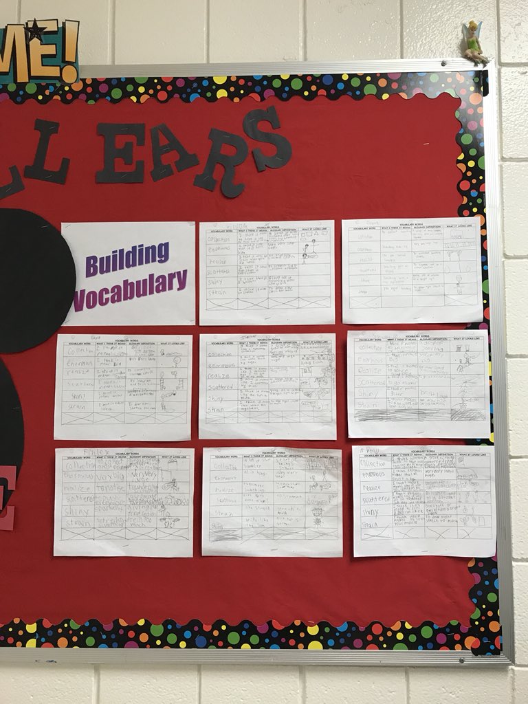 Building vocabulary using graphic organizers during centers! #mrsfoster#bullpupexcellence <a href="/HCS_ISD/">HCS Instruction</a> @NHESpacker