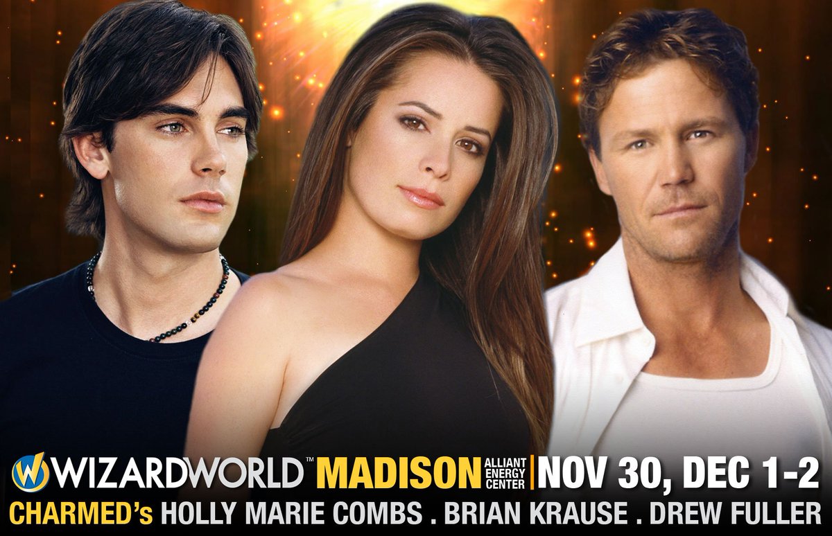 MADISON: Its been 20 Years now since your favorite Halliwell-Wyatt Charmed family graced our TV screens! Who's ready for their photo ops with Piper, Leo, &amp; Chris! A.K.A. <a href="/H_Combs/">Holly Marie Combs</a> @thebriankrause <a href="/drewfuller/">D R E W F U L L E R</a>
GET YOUR TICKETS HERE: wizd.me/fkuw
#WizardWorldMADISON