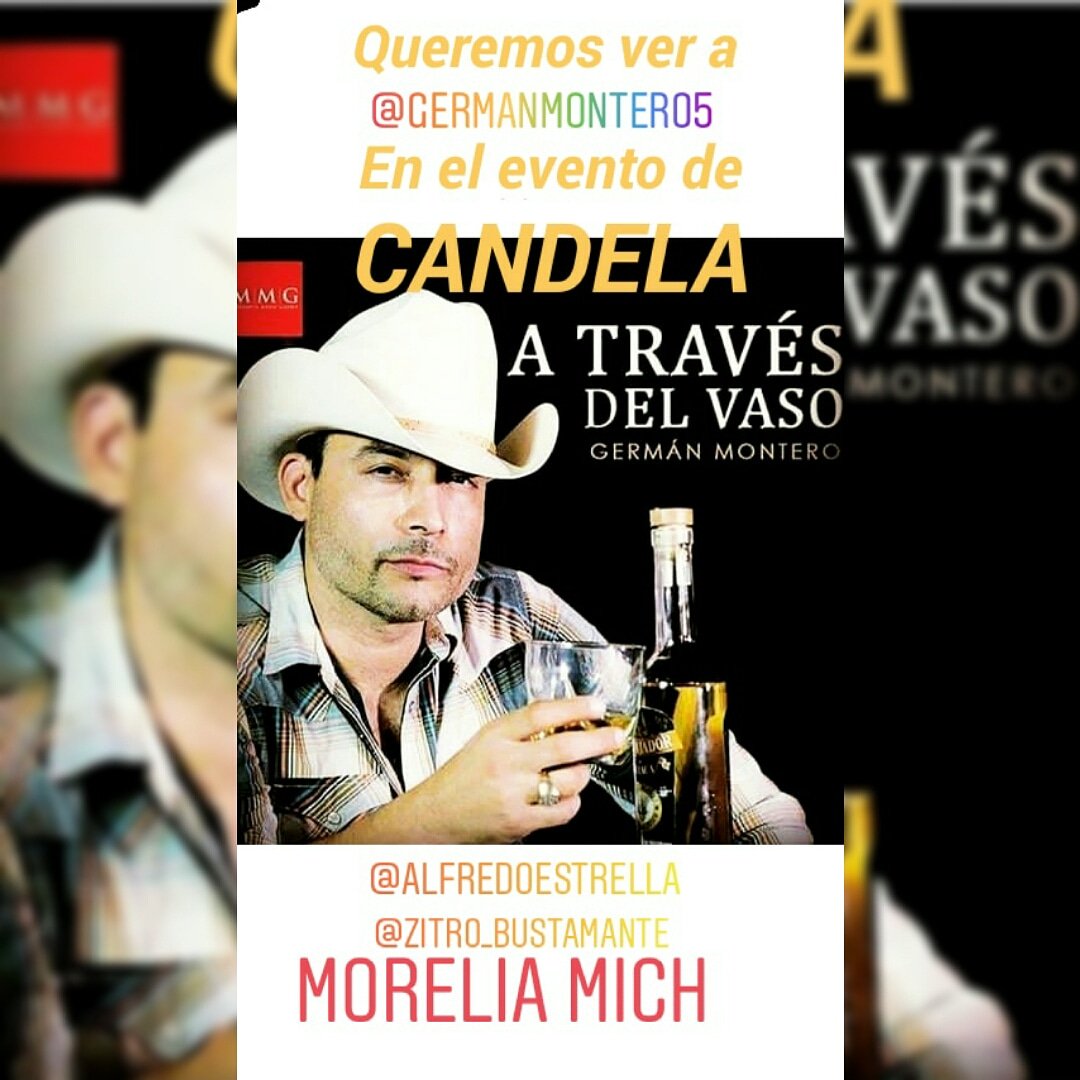 PlebesGMMich's tweet photo. @candelamorelia 💕🔝 Nos encantaría que invitarán a @GermanMontero5 a el evento pura lumbre @alfredoestrella #MoreliaMich #ATravesDelVaso 🙏 @Dianiita_musiic https://t.co/NufK1FW63I