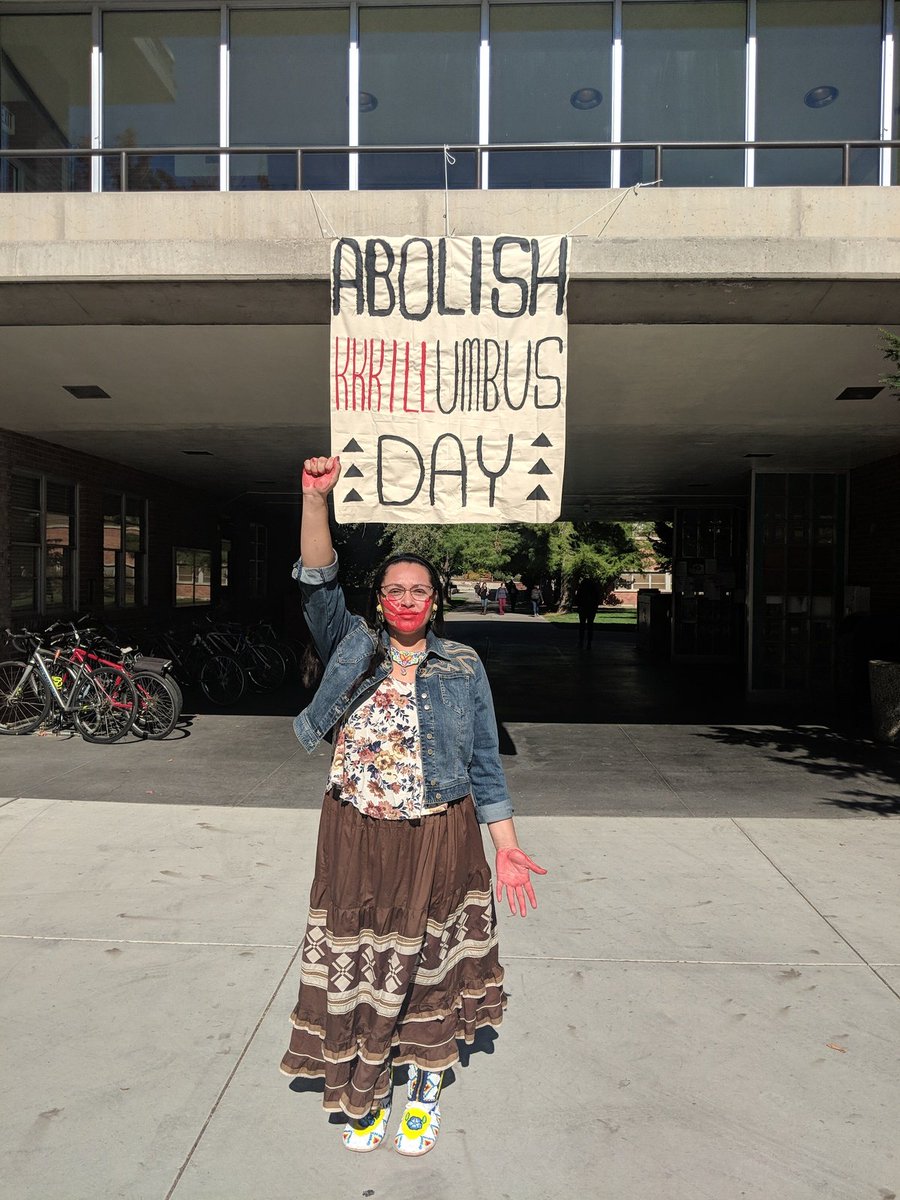 #IndigenousPeoplesDay2018 
#AbolishColumbusDay 
#MondayMorning 
#FuckColumbusDay 
#RENO 
#universitychallenge 
#RiseUpAsOne 
#OURCULTURE 
#strongresilientindigenous  
#nevada 
#MMIW 
#reclameyourpower