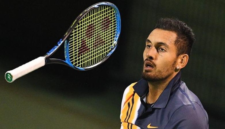Nick Kyrgios was involved in an argument with the umpire as he crashed out of the Shanghai Masters in the first round.

Full story: bbc.in/2QDSwSd