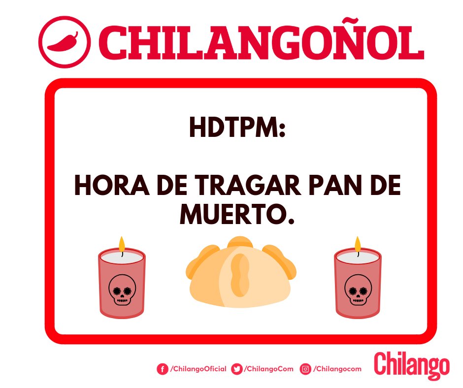 ¿Ya es hora no? ¡Saquen el pan!