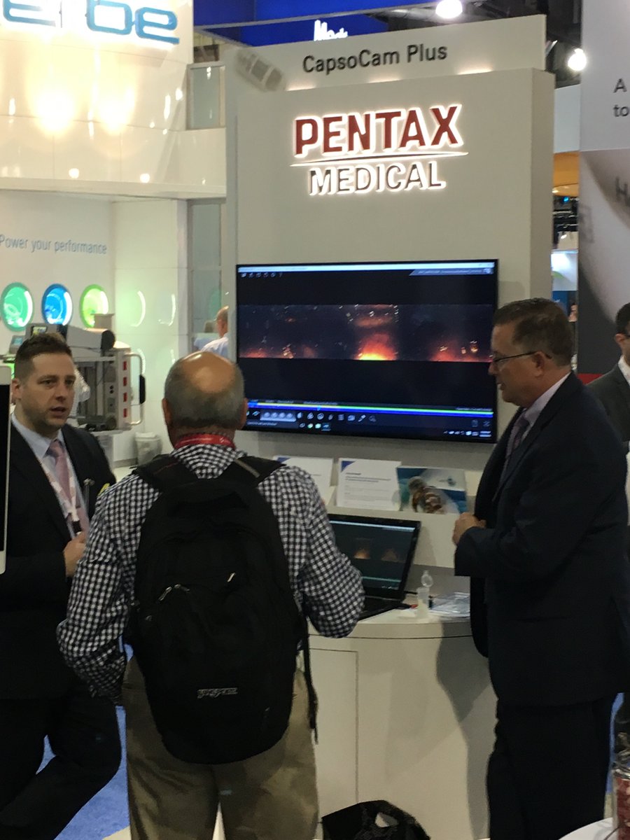 PENTAXAmericas's tweet photo. #CapsoCam Plus overcomes the fundamental imaging limitations of end-facing
cameras to provide a more direct and comprehensive view of the mucosa. Learn more at the #PENTAXMedical booth at #ACG2018 #CapsuleEndoscopy #Endoscopy https://t.co/gHdOTnqwA9