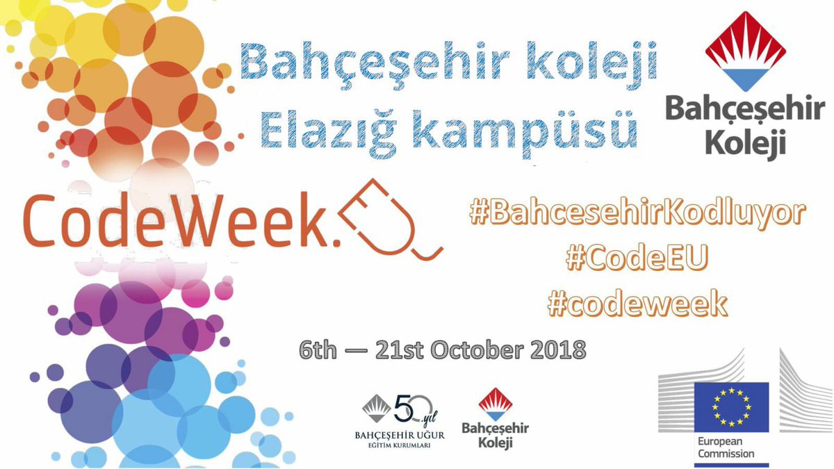 elazigbahcsehir's tweet photo. #BKcoding #Bahcesehirkodluyor
#CodingEu #CodeWeek https://t.co/c1Gz2vvmzi
