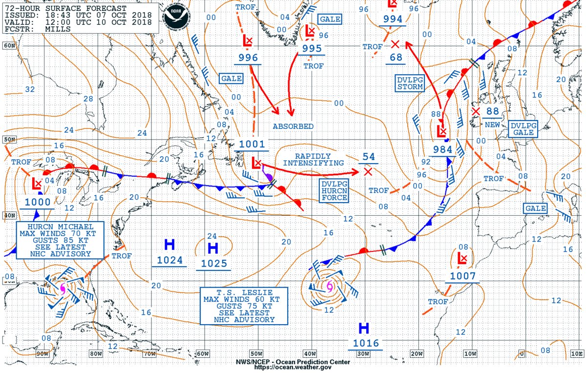 Atlantic Charts