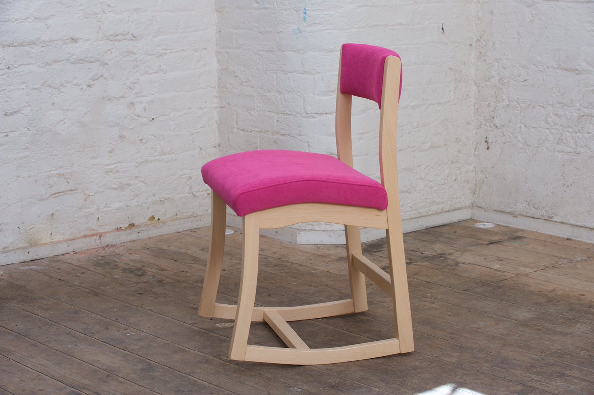 rockbackchair's tweet photo. Nearly New RockBack - "Pink Fizz" £295 - buy it here: https://t.co/YnEQVQgQz8 - only one in stock. https://t.co/t2Qqli0GvY