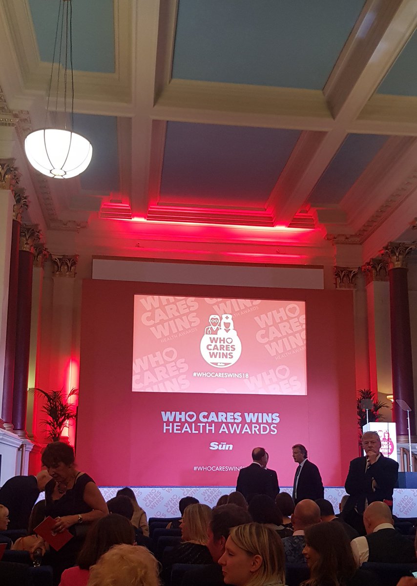 At The Sun 'who cares wins' awards . The Boss @_RomanHovorka has been nominated for the Ground-breaking Pioneer or Discovery award for work on #artificialpancreas #closedloop #T1D 🤞🤞🤞