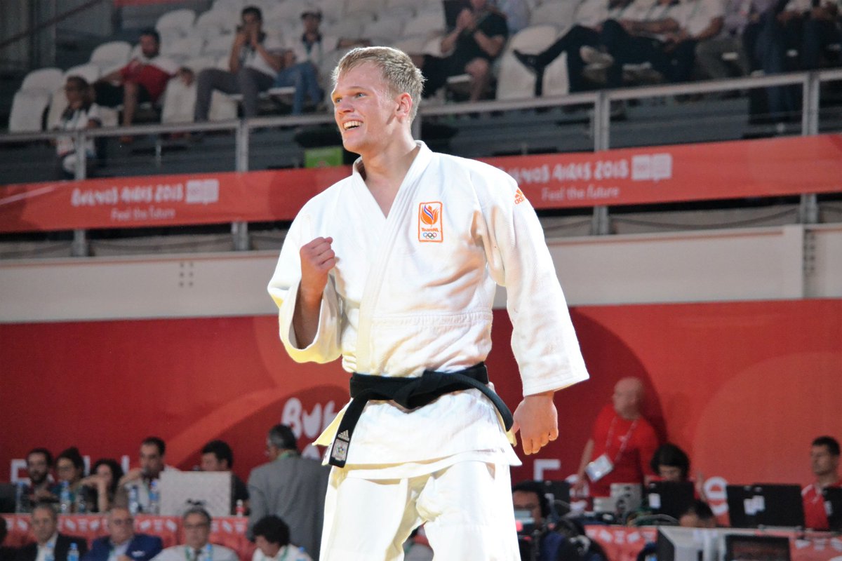 nocnsf's tweet photo. BRONS!!! 🥉 Judoka Mark van Dijk bezorgt Talent TeamNL in Buenos Aires 🇦🇷 de eerste medaille! 🥋 #YouthOlympics https://t.co/PQrQyUXf1t