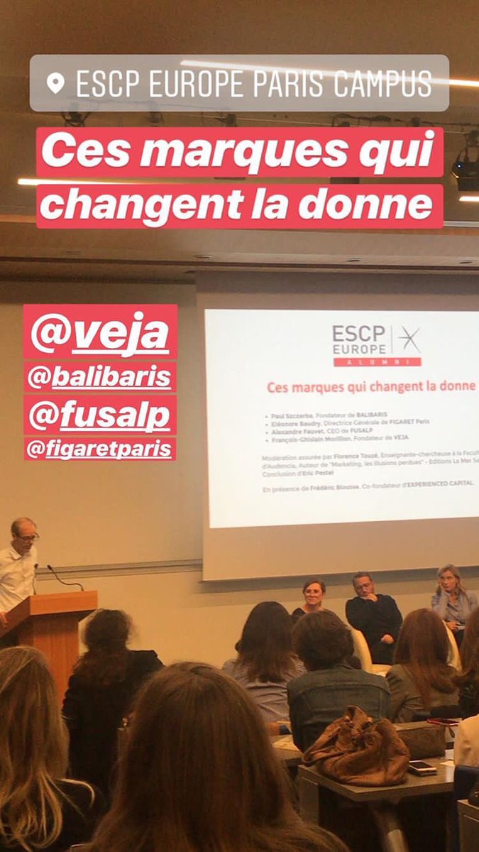 LB_the_dreamer's tweet photo. « Équilibre de vie, passion, parti pris, identité, courage, » #secrets #marquesquichangentladonne @vejaproject @Balibaris @_Fusalp @figaretparis @ESCPeurope #experiencedcapital https://t.co/4JMEwqFqyl