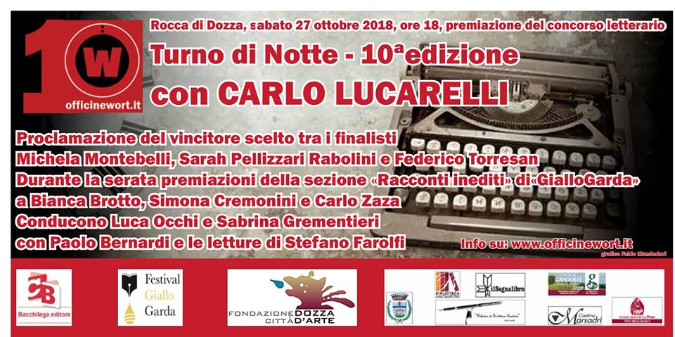 OfficineWort's tweet photo. Ecco qua! Finalisti e serata di premiazione! Sabato 27 Ottobre, nella splendida Rocca di Dozza, Carlo Lucarelli e lo staff di Officine Wort premieranno i vincitori della 10ma edizione del #concorsoletterario Turno di Notte. Vi aspettiamo! https://t.co/3XWb9HgX2X