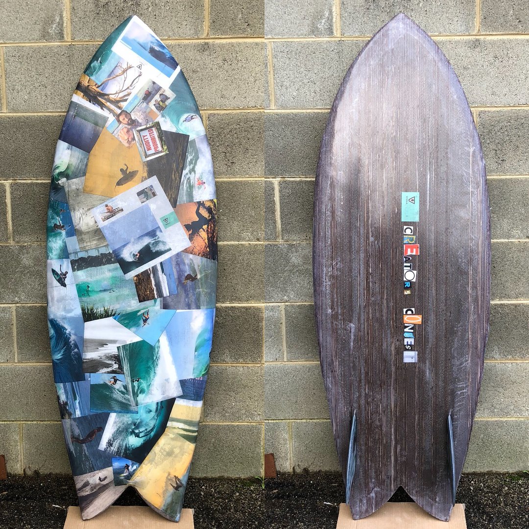 Surfrider's tweet image. Congratulations to this year's Surfrider + @vissla #creatorscontest finalists! Here are just a few of their epic creations. Also come hang with us at @eco_center on October 26th for the Finalist Exhibition! More info to come.