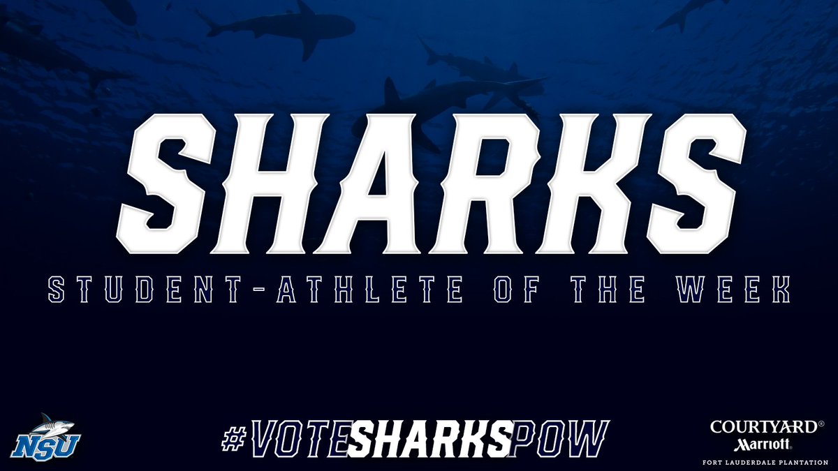 Vote Now for Sharks Student-Athlete of the Week!

📊: nsusharks.com/poll.aspx?poll…
📖: nsusharks.com/news/2018/10/8…

#VoteSharksPOW