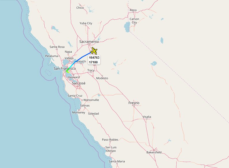 EightOneECHO's tweet image. United States Navy Blue Angels C-130T tail nr 164763 as BERT/FAT ALBERT departed Oakland International #KAOK at 10:29am for Minden-Tahoe Airport #KMEX this weeks @BlueAngels air show, now @fatalbertusmc is back on the scope presumed heading to OAK to pick more equip. #baymilcom
