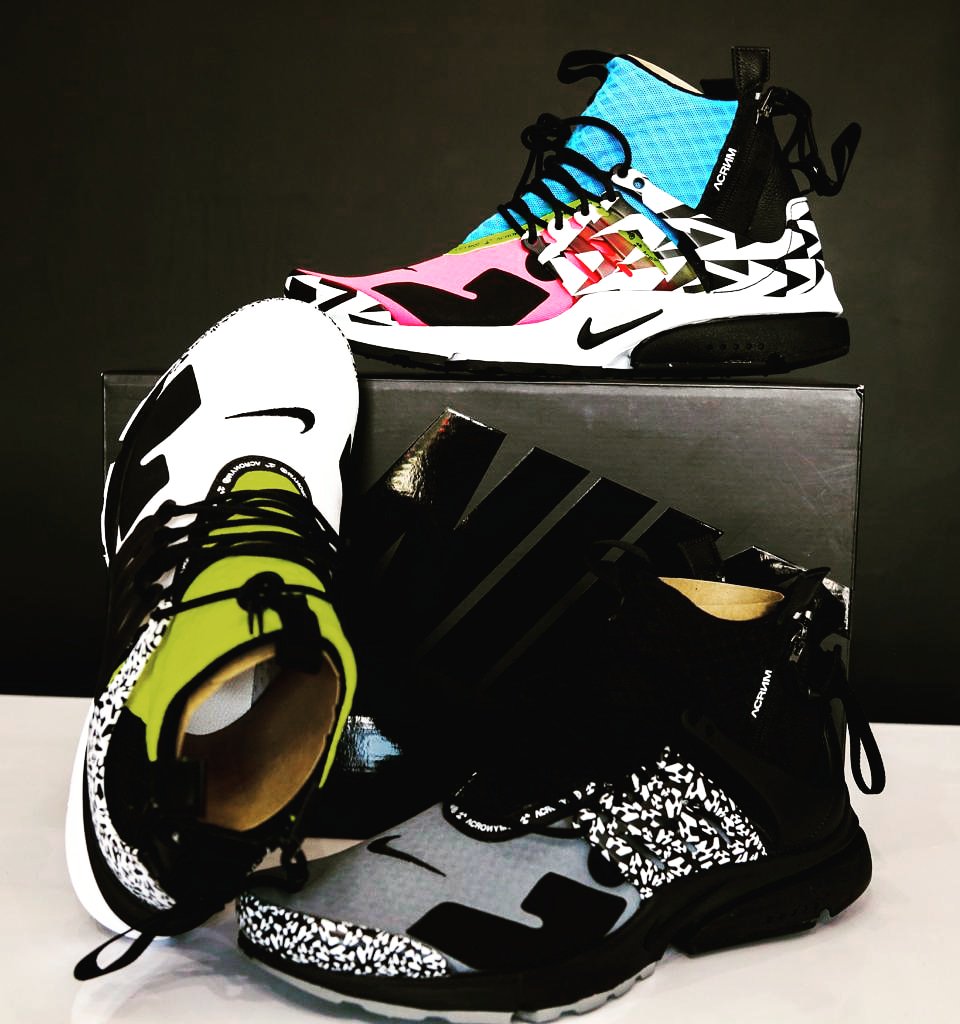 lets_kick_it_to's tweet image. One of the most anticipate shoes, the Nike Air Presto - Acronym, took the shoe game to a new fashion level. 
"What if a running shoe was sized like a T-Shirt"
Tune in to @lets_kick_it_to