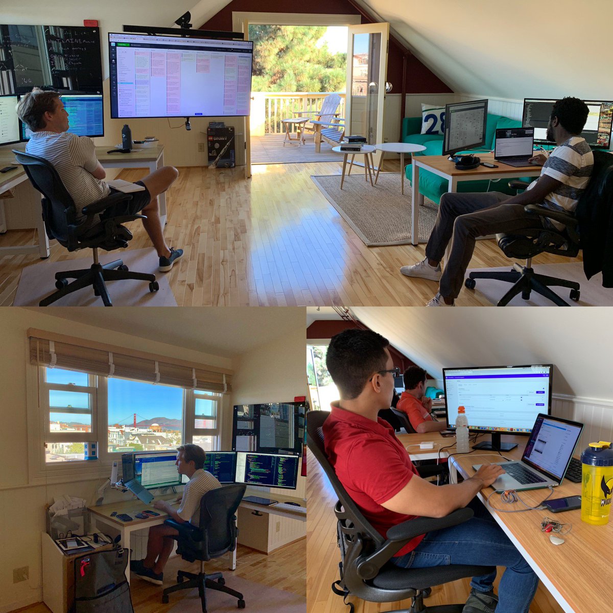 BellasoftIT's tweet photo. Working from CommonStock HQs with our amazing team. Pretty nice view, huh? #sanfrancisco #awesometeam #awesomesoftware https://t.co/3wrC0hzfG6