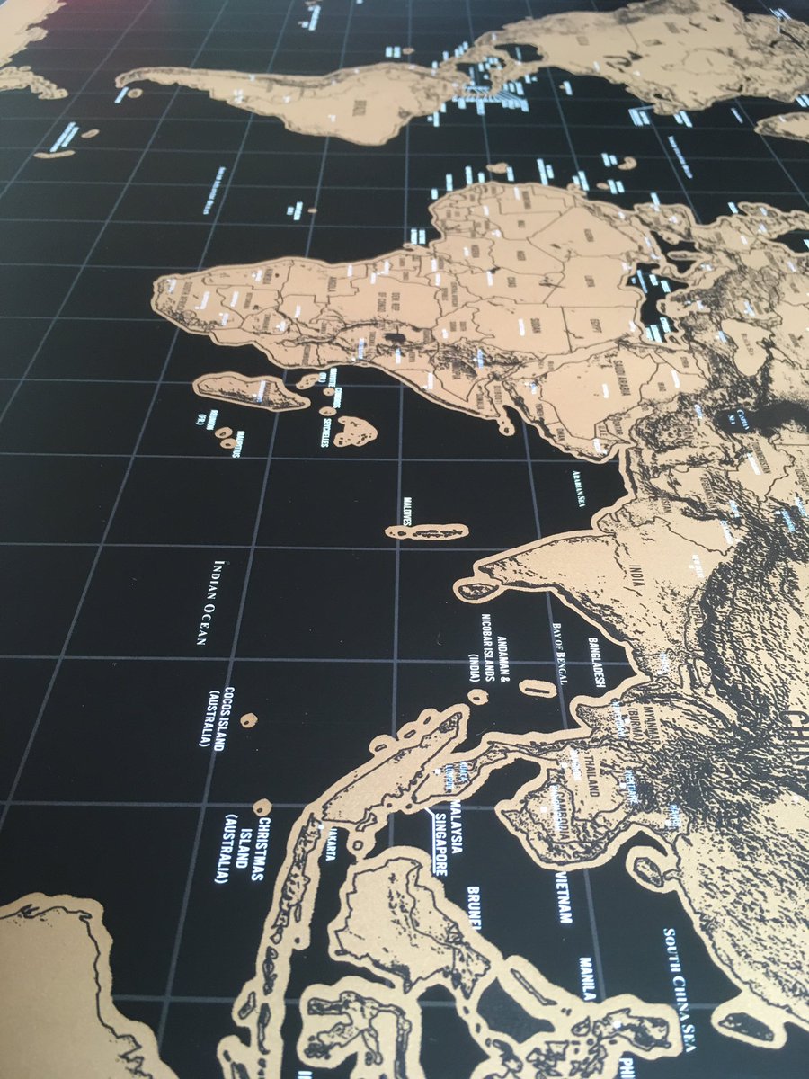 pablitodijo's tweet image. Llegó! #mapfreak #cuponero #scratchmap