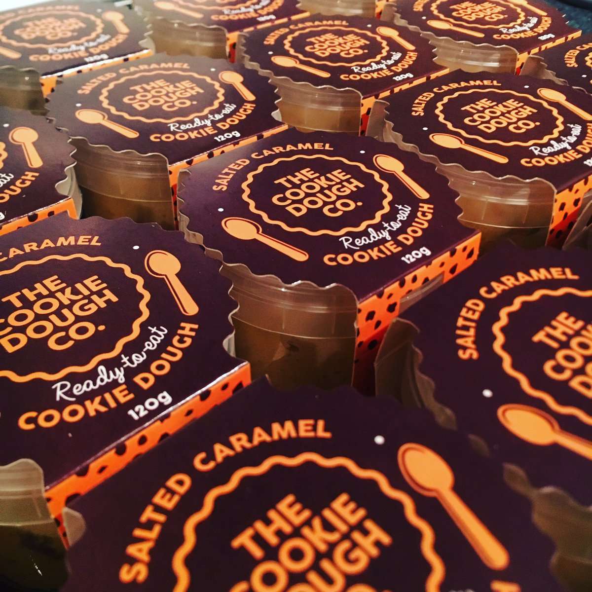 cookiedoughcouk's tweet photo. We’re drowning in salted caramel tonight! That’s one way to cure the Monday blues... 😋 https://t.co/fWEyq6tpiY