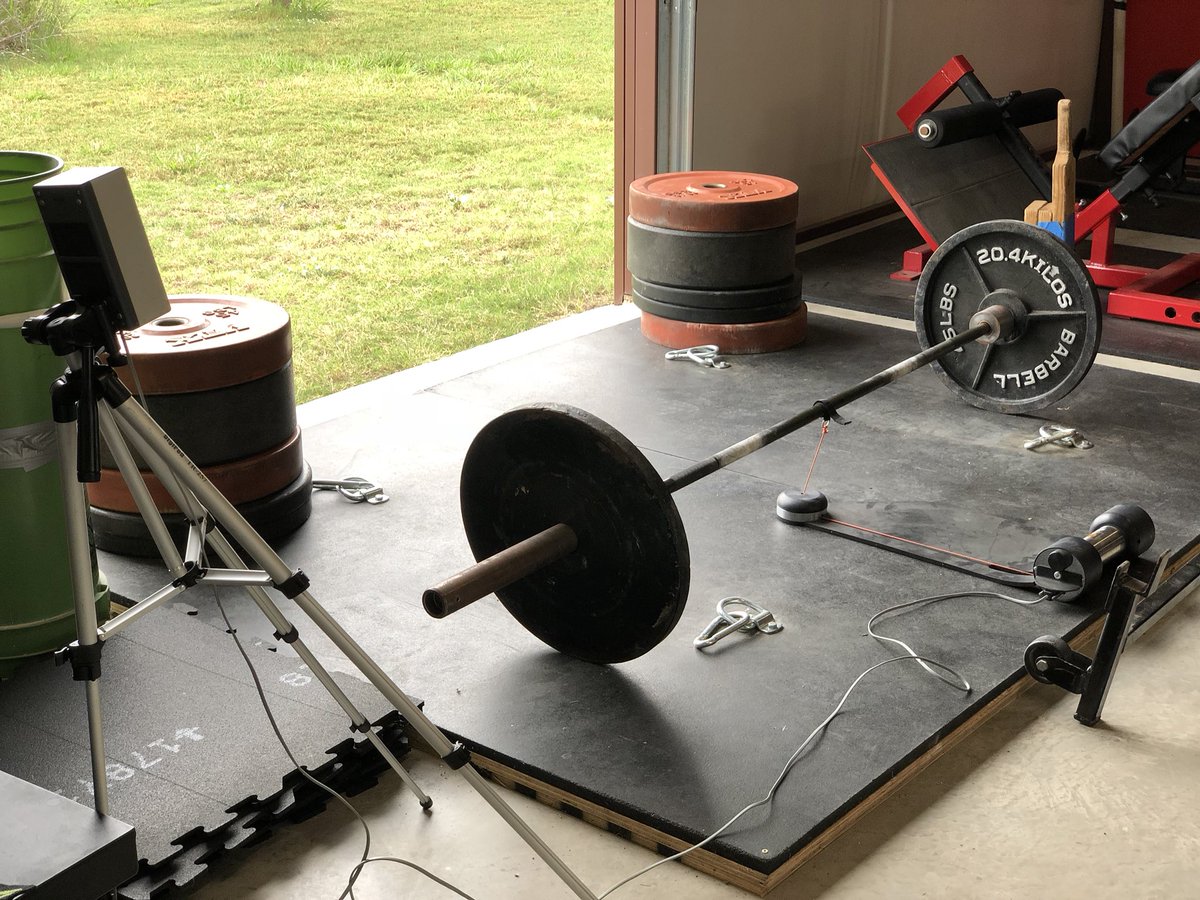 MonteSparkman's tweet photo. Got bar speed?????? #stsathleteperform now has a way to implement #VBT!!!! #betterlate #thannever #tendo #speedkills https://t.co/OjtvTRyHKJ