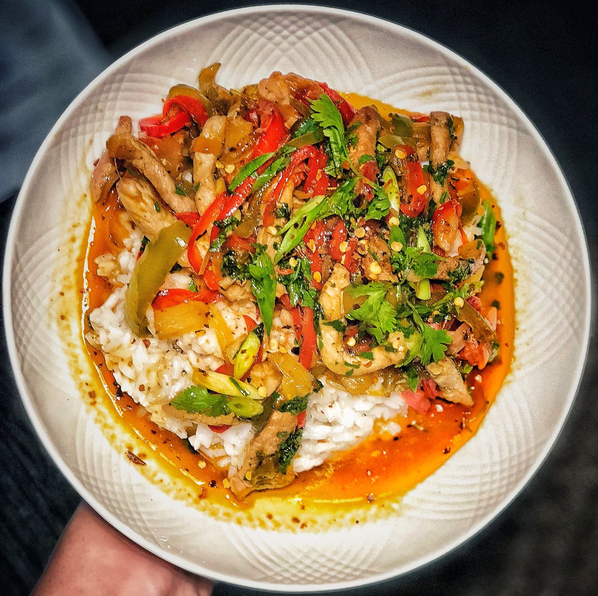 Dinner - Hawaiian Pineapple Pork with white rice - I love the Asian kitchen- #RecipeOfTheDay #lyotofood #MondayMotivation #Monday #homecooking