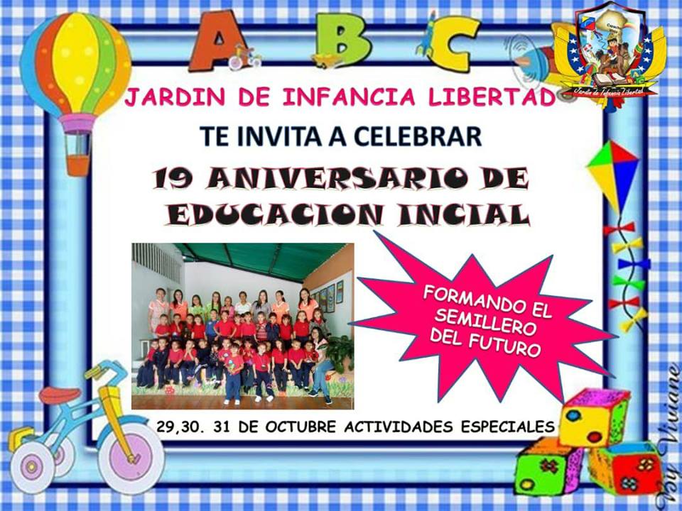 JILIBERTAD's tweet photo. Nuestras instituciones celebran los 19 años de Educación Inicial @Mineducacion @CINICIALTACHIRA @CoordLibertad @psuvaristobulo https://t.co/6y730ffEL5