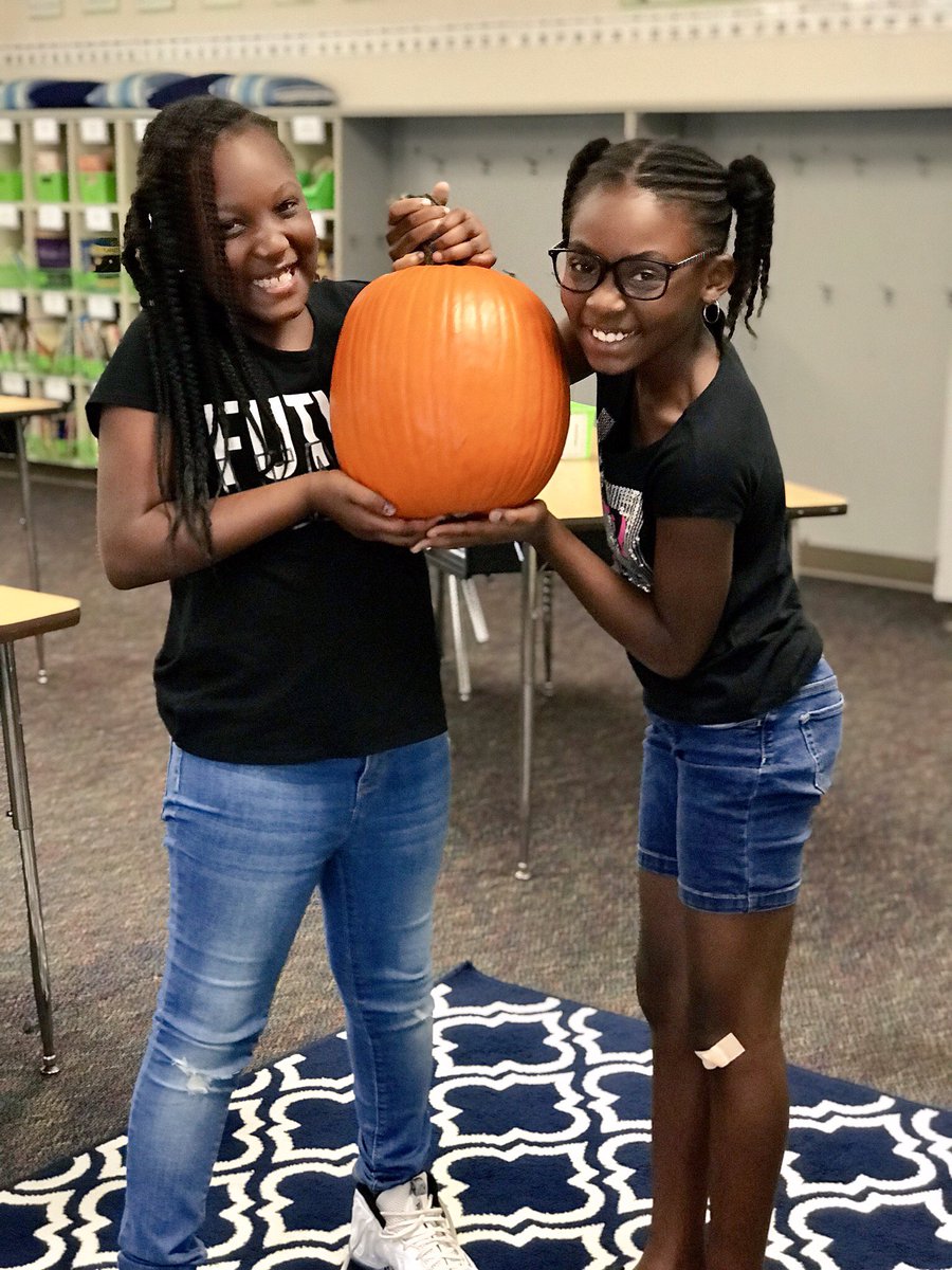 Swipe to see how excited we are for pizza and pumpkin painting tonight with our families!! 🎃🍕#Pridein5