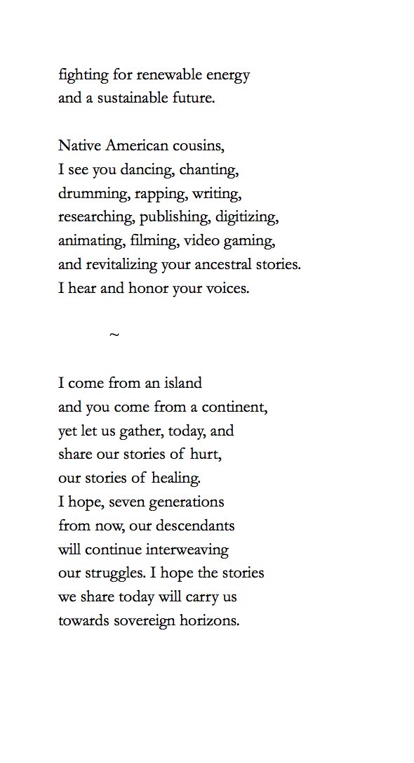 craigsperez's tweet photo. for indigenous peoples day, here's a poem I wrote a few years ago reflecting on the connections between native Americans and native Pacific Islanders. #IndigenousPeoplesDay #IndigenousPeoplesDay2018 https://t.co/DUcsZLpeSs