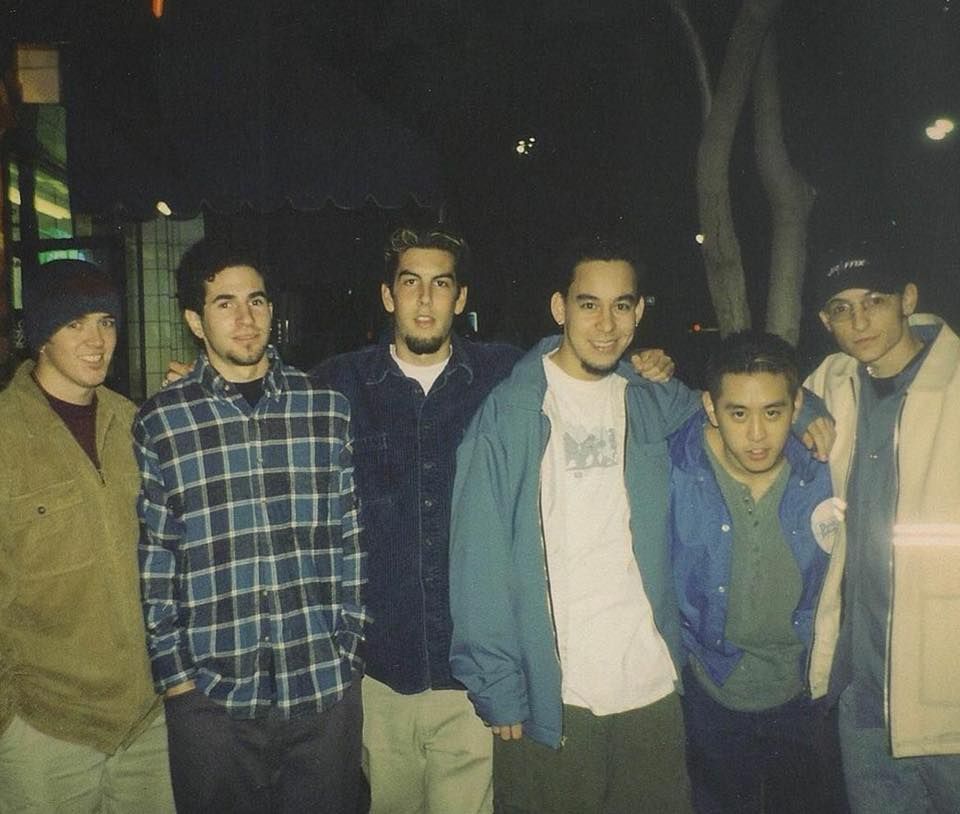 Linkin Park'ın ilk fotoğraflarından biri (1996).