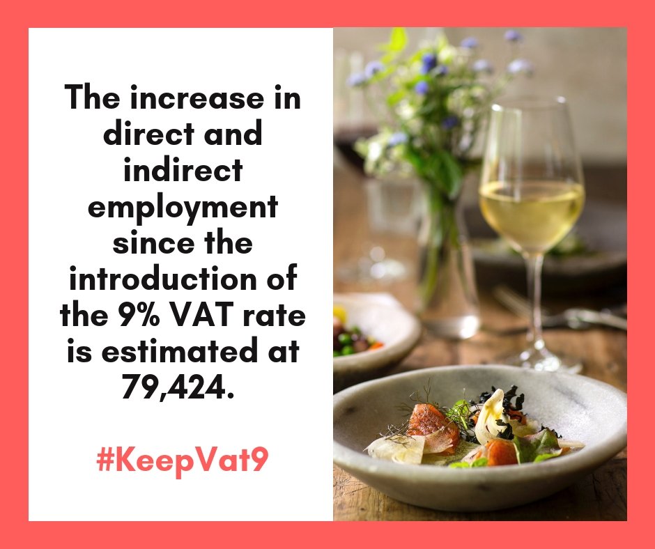 KeepVat9 (@keepvat9) on Twitter photo The 9% VAT rate has allowed Ireland's tourism and hospitality industry to grow. This progress will be completely undone should the VAT rate skyrocket to 13.5% in #Budget2019 #KeepVat9
<a href="/McConalogue/">Charlie McConalogue</a> <a href="/ciarancannon/">Ciaran Cannon</a> <a href="/brophytalks/">Colm Brophy</a> <a href="/Damien_English/">Damien English</a> <a href="/daracalleary/">Dara Calleary</a> <a href="/DaraMurphyFG/">Dara Murphy</a> The 9% VAT rate has allowed Ireland's tourism and hospitality industry to grow. This progress will be completely undone should the VAT rate skyrocket to 13.5% in #Budget2019 #KeepVat9
<a href="/McConalogue/">Charlie McConalogue</a> <a href="/ciarancannon/">Ciaran Cannon</a> <a href="/brophytalks/">Colm Brophy</a> <a href="/Damien_English/">Damien English</a> <a href="/daracalleary/">Dara Calleary</a> <a href="/DaraMurphyFG/">Dara Murphy</a>