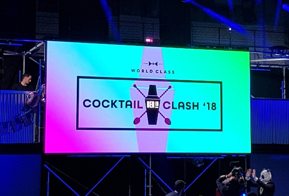 TBAplc's tweet photo. It's the Final Cocktail Clash at #worldclass2018 #brightideas #Berlin https://t.co/tQtkRUwJaz