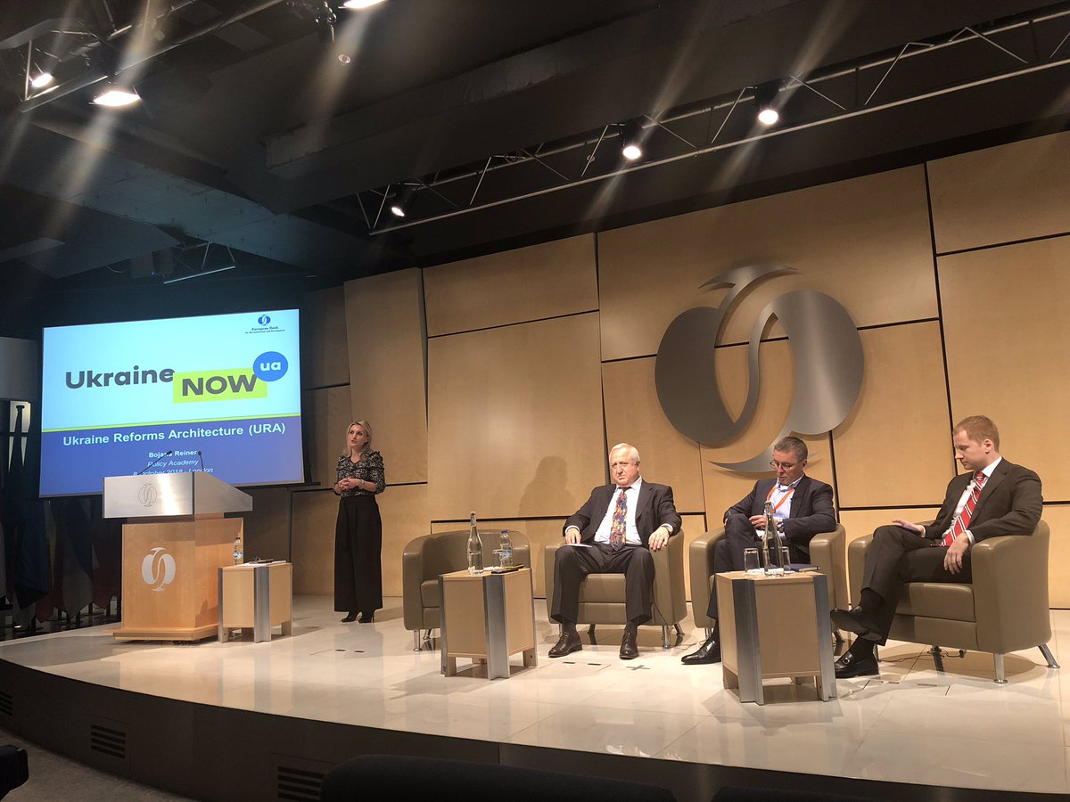 bojanareiner's tweet image. #MakingReformsHappen! 
Presenting the groundbreaking, innovative, transformational Ukraine Reforms Architecture (URA) programme @EBRD Policy Academy on Institutional Capacity Building, alongside @Ivan_Miklos , @FrancisMalige and A.Yaschenko @EUDelegationUA @eu_near @kmathernova