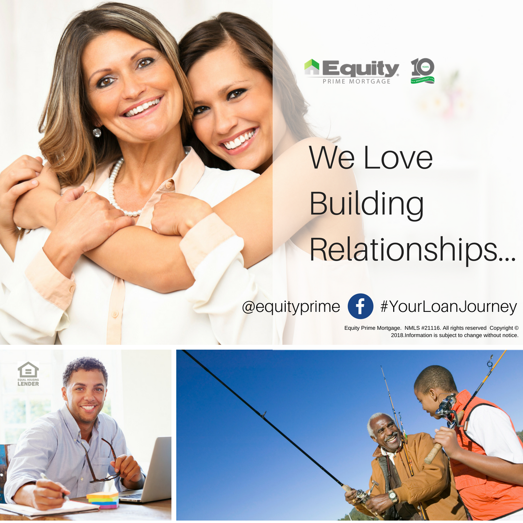 EquityPrimeNJ's tweet photo. At Equity Prime you're more than just our customer... you're part of our family. Get to know us today https://t.co/4GzrLJSiUo #equityprime https://t.co/LDLzX6IMEf
