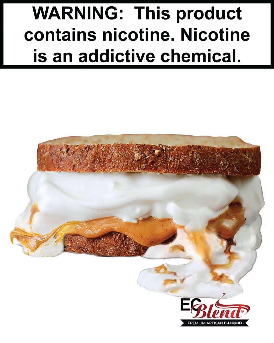 ECBlend's tweet photo. Fluffernutter is the wildest vape you'll have all week. This Premium Artisan E-Liquid combines the taste of roasted peanut butter with creamy marshmallow fluff. All clouds! No bread!
Prices start at $1.99. https://t.co/tLJji1oVvU
#ecblend #vape #beyondcreamy https://t.co/I4PFcv26sm