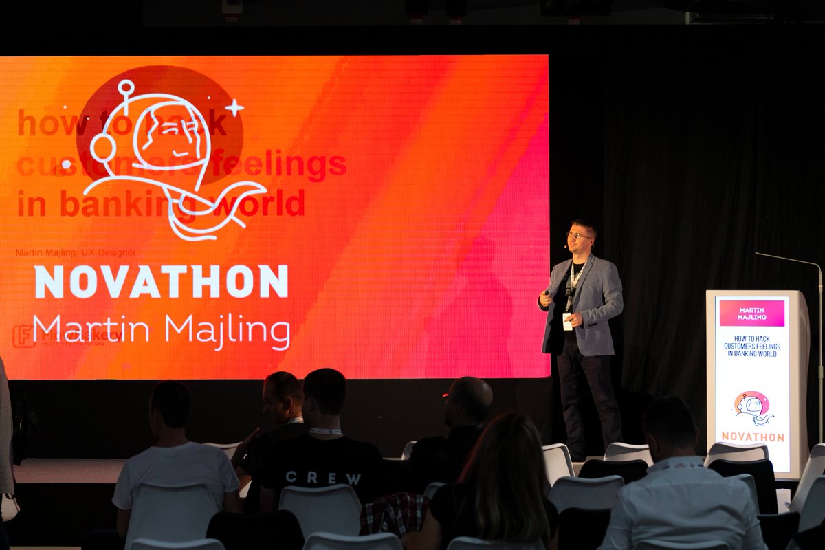martinmajling's tweet photo. #Novathon #withVub, nothing is impossible when you have amazing people on event full of #ideas and great leaders. Thanks for inspiration @JimMarous, @matteorizzi, @Mauricelisi, @intesasanpaolo https://t.co/JtUeU7h2zu