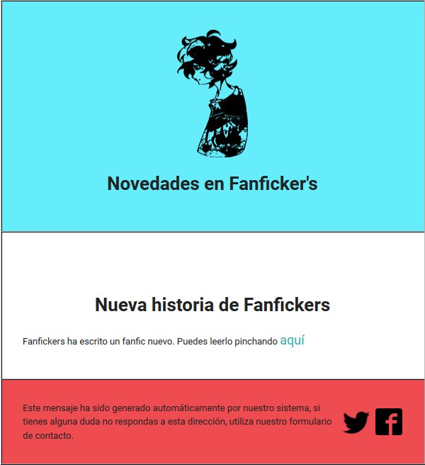 fanfickers's tweet photo. Sistema de notificaciones por email mejorado.

Hemos mejorado el sistema de notificaciones, ahora es más ordenado e intuitivo. 
Nos gustaría saber vuestra opinión y si se ve bien en todos los dispositivos.
#fanfickers https://t.co/Q4P3V7t4dj https://t.co/PjXJ91XXdr