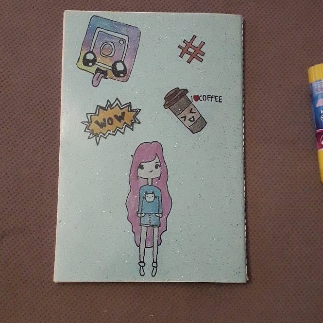 Namine97's tweet photo. My notebook. My drawings, my cover desing. 
#notebook #drawings #desing #kawaii #myart #cute #logoinstagram #logofb #kawaiidrawings #sweets #photo #funny #colorful #hashtag #obserwuj https://t.co/pblbeE5opQ